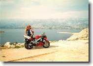dovolen� na motorce  (ostrov Pag )