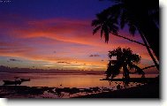 Z�pad slunce na Fiji